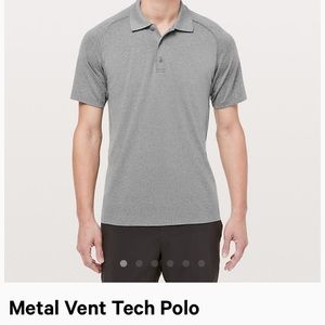 Men’s lulu metal vent tech polo